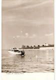 R3882 RPR Eforie, statiunea, vapor pe apa, circulat 1962