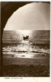 R3888 RPR Eforie, cu barca in larg, circulat 1960