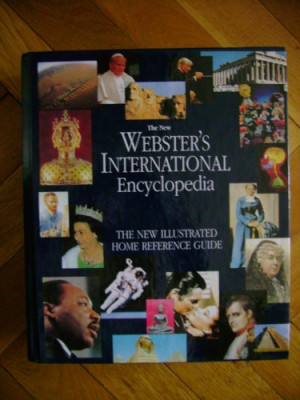 Enciclopedia Webster (1321 pp. dictionar + 800 ilustratii + atlas) enciclopedie foto