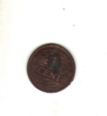 bnk mnd Olanda 1 cent 1940 vf foto