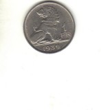 Bnk mnd Belgia 1 franc 1939, Europa