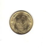 bnk mnd Chile 10 pesos 1997 unc