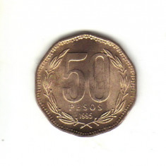 bnk mnd Chile 50 pesos 1995 unc