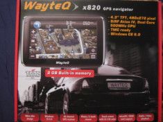 NOUA GENERATIE GPS WAYTEQ X820 PROCESOR 500MHZ foto