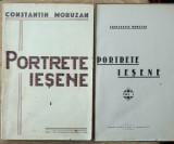 Constantin Moruzan , Portrete iesene , 1939 , prima editie, Alta editura
