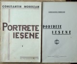 Constantin Moruzan , Portrete iesene , 1939 , prima editie, Alta editura