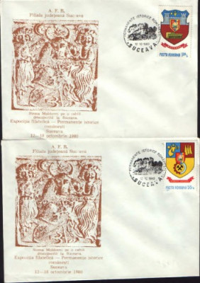 Plicuri ocazionale 1980- Permanente istorice romanesti foto