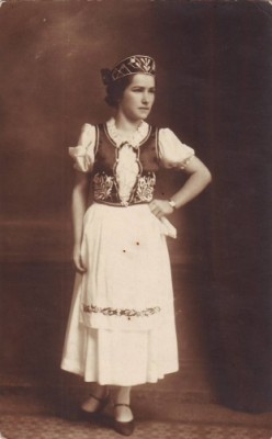 P52 Port Popular Femeie Tanara 1937 necirculat foto foto