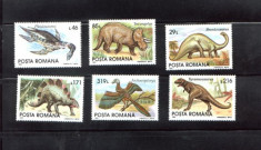 ROMANIA-1993 ANIMALE PREISTORICE LP 1319 foto