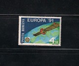 ROMANIA-1991 EUROPA &#039;91 CEPT, MNH - LP 1252, Nestampilat