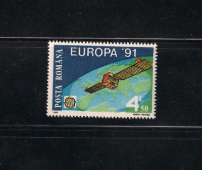 ROMANIA-1991 EUROPA &amp;#039;91 CEPT, MNH - LP 1252 foto