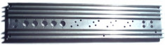 Radiator de aluminiu pt. statie de amplificare audio stereo, 435 x 95 mm foto