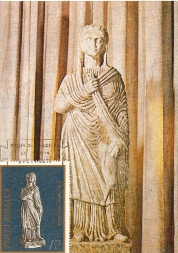 M59 Ilustrata maxima Statuie feminina drapata - APULUM M59 Ilustrata maxima Statuie feminina drapata - APULUM