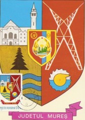 M181 Ilustrata maxima STEMA JUDETULUI MURES