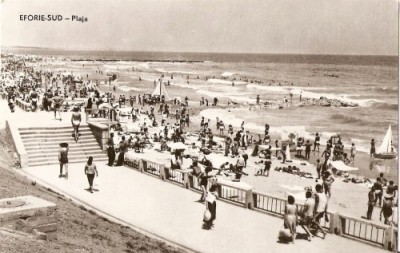 R3969 EFORIE SUD Plaja CIRCULAT foto