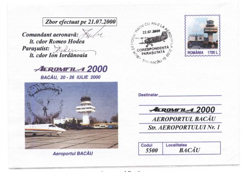 plic aeromfila 2000,Aeroportul Bacau