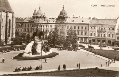 R3469 CLUJ Piata Libertatii CIRCULAT 1960 foto