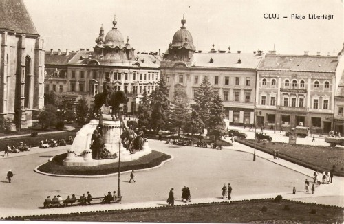 R3469 CLUJ Piata Libertatii CIRCULAT 1960 R3469 CLUJ Piata Libertatii CIRCULAT 1960