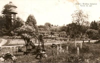 R3473 CLUJ Gradina Botanica Turnul de apa foto