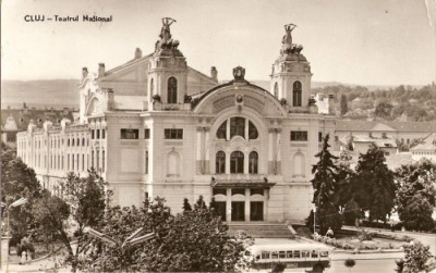 R3475 CLUJ Teatrul National CIRCULAT 1963 foto