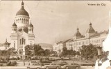 YR03477 cluj catedrala ortodoxa monumentul ostasului sovietic masini de epoca