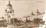 YR03477 cluj catedrala ortodoxa monumentul ostasului sovietic masini de epoca, Circulata, Printata, Cluj Napoca