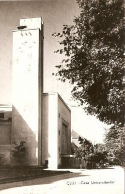 R3506 CLUJ Casa Universitarilor CIRCULAT 1959 foto