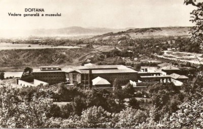 R3771 DOFTANA Vedere generala a muzeului NECIRCULAT foto