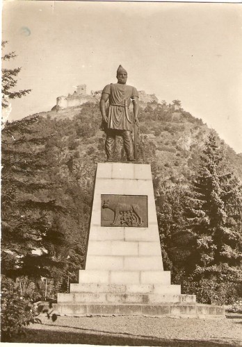 R3767 DEVA Statuia lui Decebal CIRCULAT 1958 R3767 DEVA Statuia lui Decebal CIRCULAT 1958