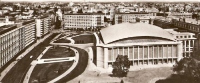 R4381 BUCURESTI Piata Palatului R.P.R. CIRCULAT 1964 foto