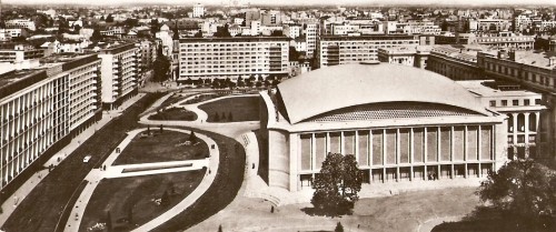 R4381 BUCURESTI Piata Palatului R.P.R. CIRCULAT 1964 R4381 BUCURESTI Piata Palatului R.P.R. CIRCULAT 1964