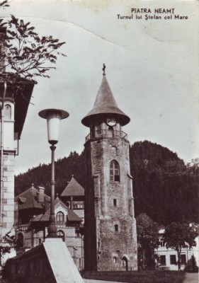 R-4910 Piatra Neamt Turnul lui Stefan cel Mare Circulata foto