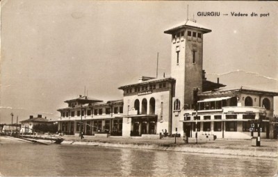 R4139 GIURGIU Vedere din port NECIRCULAT foto