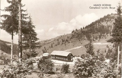 R5088 MUNTII RODNEI Complexul turistic Borsa CIRCULAT 1961 foto