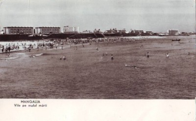 R-4599 Mangalia Vile pe malul marii Circulata foto