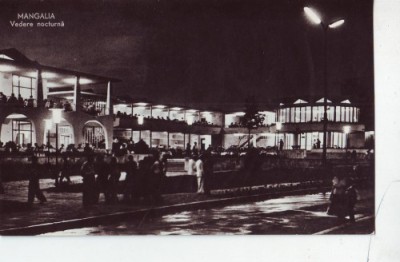R-4616 Mangalia Vedere nocturna Circulata foto