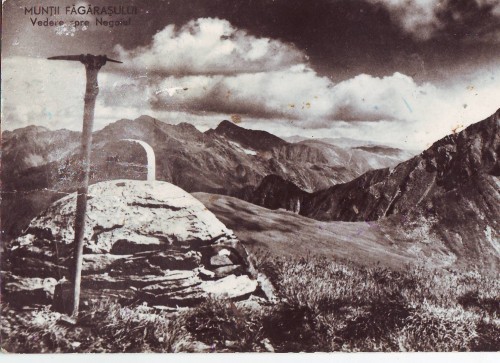 R-4082 Mtii Fagaras Vedere spre Negoiul Circulata R-4082 Mtii Fagaras Vedere spre Negoiul Circulata