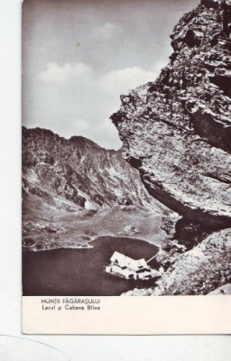 R-4091 Muntii Fagarasului Lacul si Cabana Balea Circulata foto
