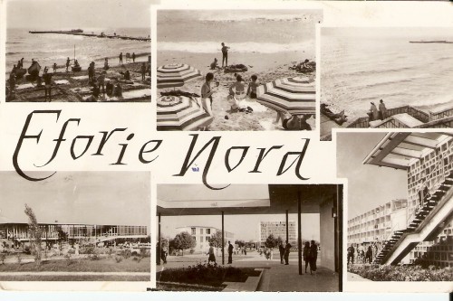 R3916 RPR Eforie Nord, vederi multiple, circulat 1963 R3916 RPR Eforie Nord, vederi multiple, circulat 1963
