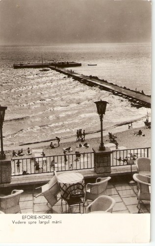 R3921 RPR Eforie Nord, vedere spre largul marii, circulat 1964 R3921 RPR Eforie Nord, vedere spre largul marii, circulat 1964