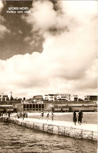 R3922 RPR Eforie Nord, vdere spre plaja, circulat 1963