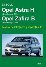 OPEL ASTRA H / ZAFIRA B - Manual in limba romana foto