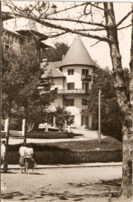 R5564 SLANIC MOLDOVA Casa de odihna CIRCULAT 1958 foto