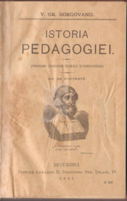 V.Gr.Borgovanu / Istoria Pedagogiei (editia I,1897) foto
