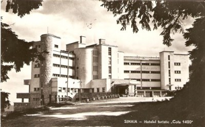 R5319 SINAIA Hotelul turistic CIRCULAT 1962 foto