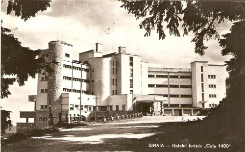 R5319 SINAIA Hotelul turistic CIRCULAT 1962