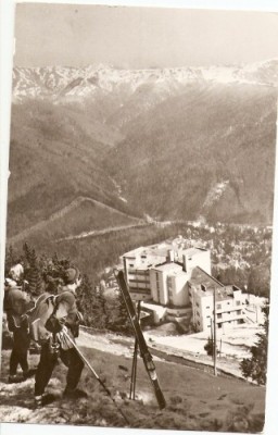 R5341 SINAIA Hotelul turistic CIRCULAT 1963 foto