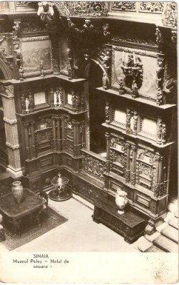 R5444 SINAIA Muzeul Peles Holul de onoare CIRCULAT foto