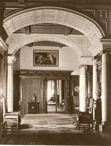 R5447 SINAIA Muzeul Peles Sala coloanelor NECIRCULAT