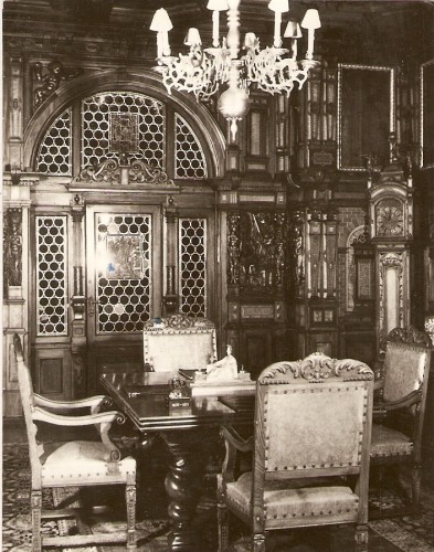 R5464 SINAIA Muzeul Peles Sala de consiliu NECIRCULAT